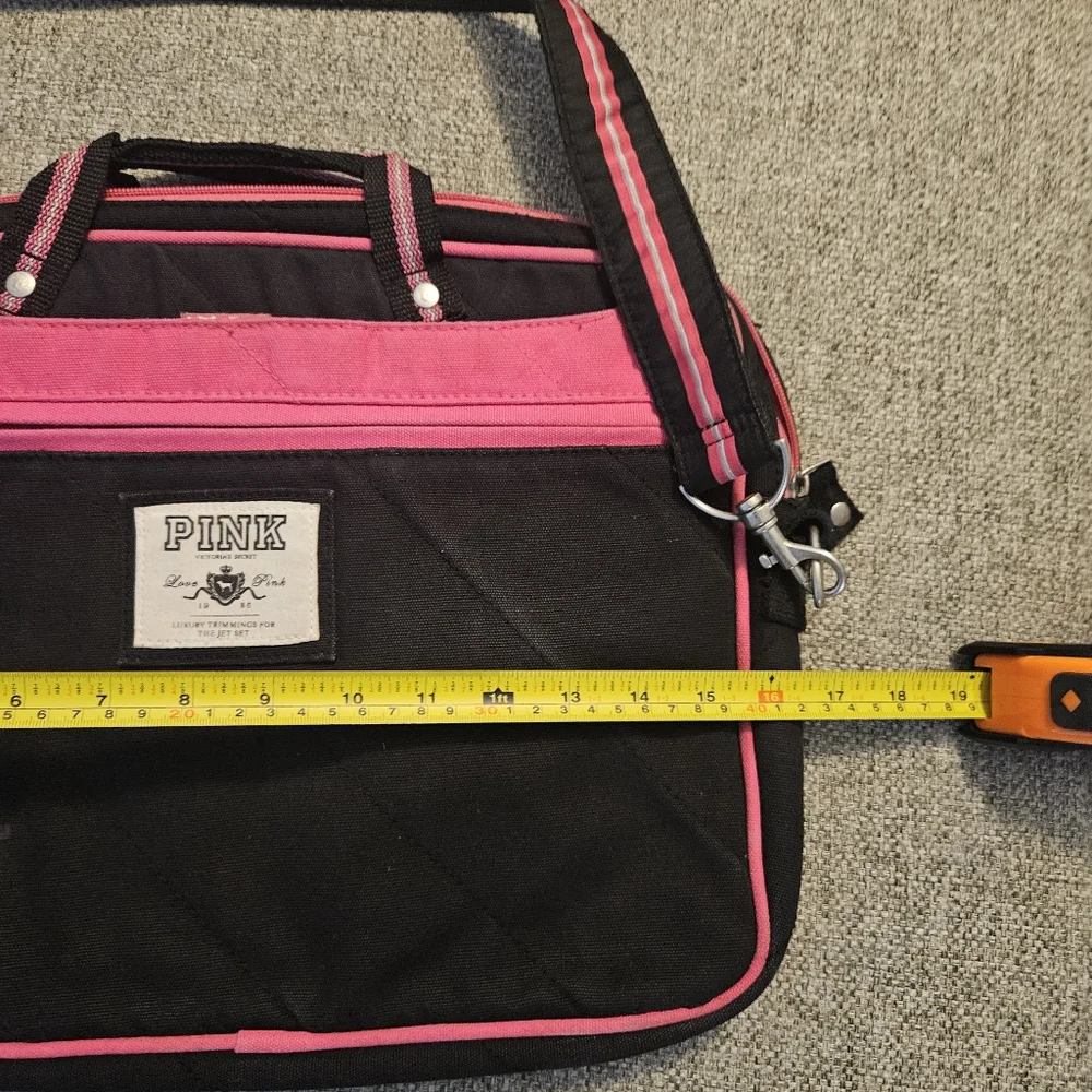 RARE Victoria Secret Pink y2K HEART Bling DOG Laptop Bag Case